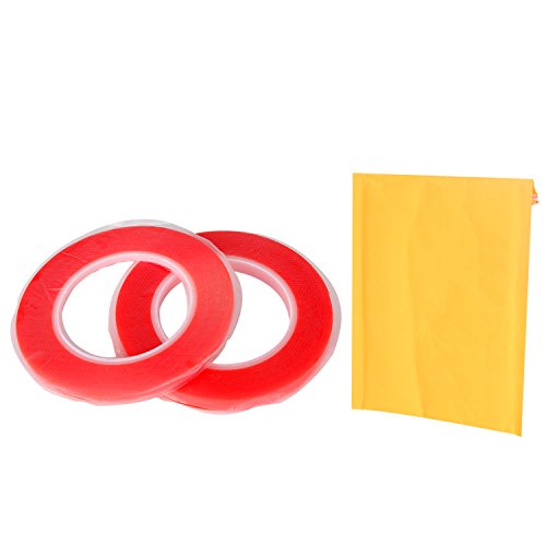 Kaisiking 5mm/10mm x 25M Double Sided Transparent Acrylic Tape - size: 2pcs (5mm+10mm)