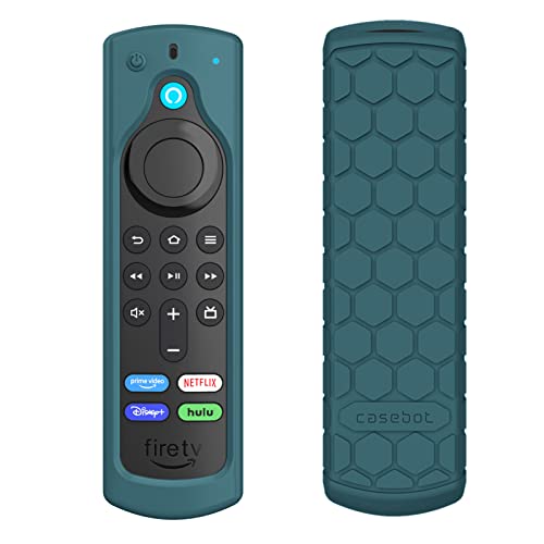 CaseBot Silicone Case for Alexa Voice Remote (2nd & 3rd Generation) - color: Dark Cyan