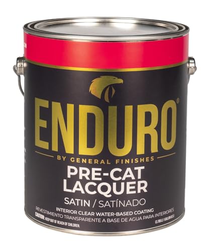 General Finishes Enduro Pre-Cat Lacquer, 1 Gallon, Satin - color: Satin