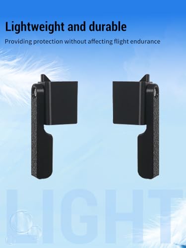 2-Pack Drone Landing Gear for Insta360 Antigravity A1, Lightweight Extension Legs Anti-Scratch Protector Bracket, Shockproof Plastic for Antigravity A1 Accessories (Black)