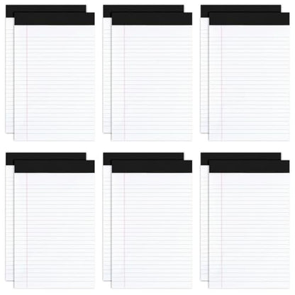 Goefun Note Pads 5x8 12 PCS, Small Legal Pads White-30 Sheets Per Notepad - color: white, size: 5x8