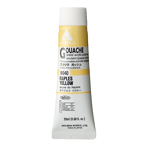 Holbein Acryla Gouache 20ml Naples Yellow