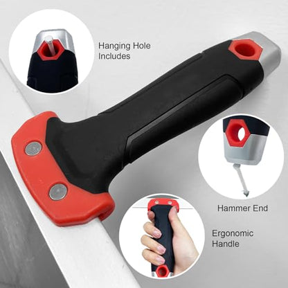 Drywall Taping Knife Set, 6 Pcs 6"8"10"12"14" Taping Knives - color: Black, 6pcs