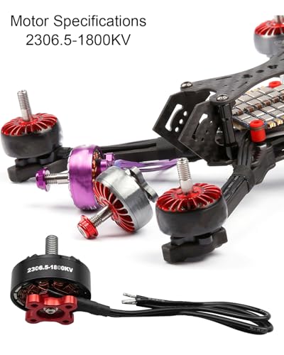 FPV Drone Motor 2306.5 1800KV 6S Brushless Motor Fit for FPV Racing Drone