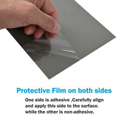 Polarized Film Sheets 2 PCS 7.8x11.8inches/20x30cm Adhesive Polarizer Linear Polarizing Filter for Screen Educational Physics