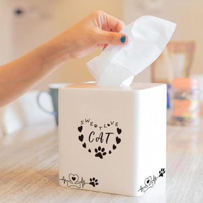 2pcs Dog Paw Print Self-Adhesive Silk Screen Transfer Stencil - Love Cat Printing Mesh 11x8.5 Reusable for DIY Painting on Wood Fabric Chalks Home Decor - style: 2pcs Dog Silk Screen Stencil