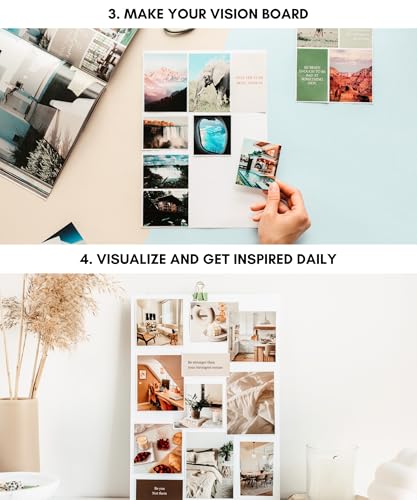 Lamare Vision Board Book -1000+ Images, Vision Board Supplies for Women - style: Original