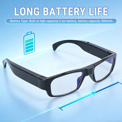 Smart Glasses with Camera 1080P HD Video Recording Sports Action Eyewear