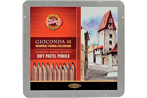 KOH-I-NOOR Artist's Soft Pastel Pencil Set (Set of 48)