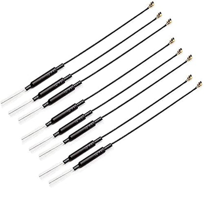 CORONIR 8 Pack IPEX 2.4G WiFi Antenna Bluetooth Module Drone Image Transmission Omnidirectional Copper Tube Receiver Antenna 3dbi - style: Pack of 8