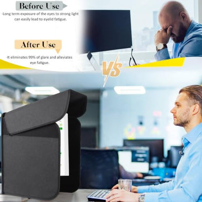 21.5 inch Display Monitor Hood Sunshade Desktop Computer Sunshade, Small - size: Small (Less Than 21.5")