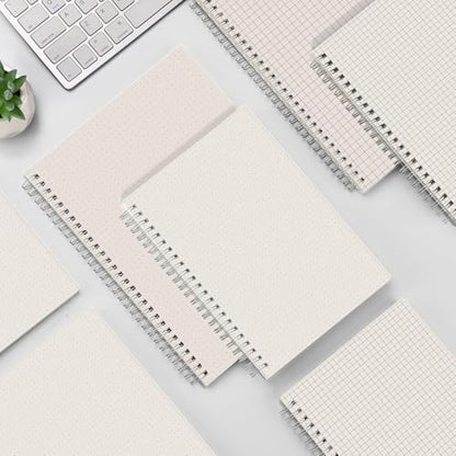 AHGXG Dotted Journal Spiral Notebook, 320 Pages, B5 (7.3"X 10") - color: Dot Grid, size: B5-2Pcs-Dotted
