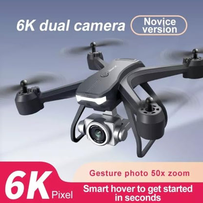 V14 Drone 6K Dual Camera 2 Batteries FPV RC Quadcopter 1080P