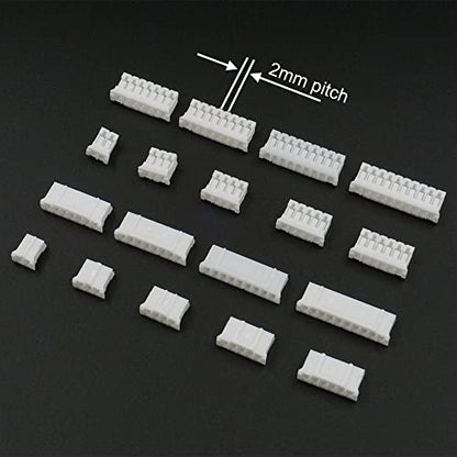 PH 2.0mm Connectors Sockets Cable Kit Compatible with JST-PH 2.0mm Pitch Connectors Wires Stemma