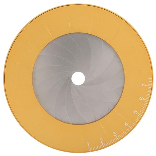 Ejoyous Circle Drawing Maker, Adjustable Stainless Steel Metal Round Circle Template Drafting Drawing Ruler Measuring Tool for Circles, Professional Geometric Drafting Tool with Scale