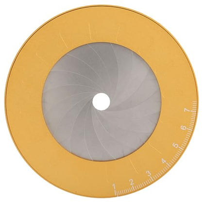 Ejoyous Circle Drawing Maker, Adjustable Stainless Steel Metal Round Circle Template Drafting Drawing Ruler Measuring Tool for Circles, Professional Geometric Drafting Tool with Scale