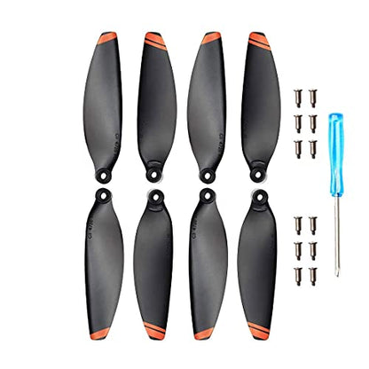 24Pcs Propellers for DJI Mini 4K Drone - for Mavic Mini 2/2 SE Accessories - style: 24pcs mini props (Orange)
