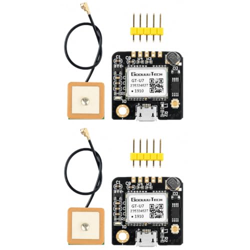 2-Pack GT-U7 GPS Module, USB Port, Active Antenna