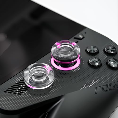 Luck&Link Transparent Thumb Grips for ROG Xbox Ally/X, Joystick Caps for ROG Ally X, Thumbstick Cover (for ROG Xbox Ally/X | ROG Ally X) - size: For ROG Xbox Ally/X | ROG Ally X
