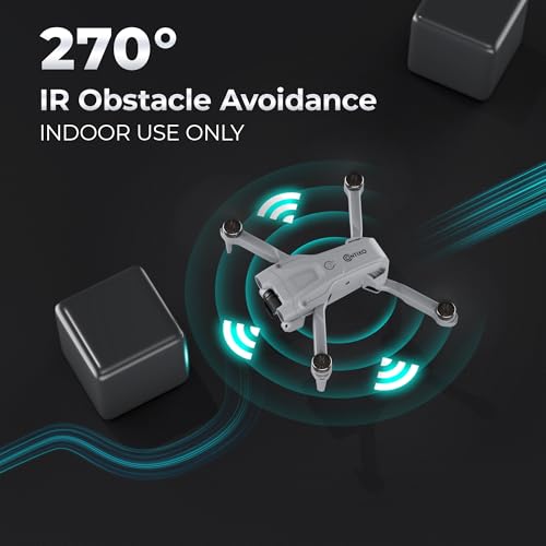 Contixo F21 Pro Drone with Dual Camera, 30 Min Flight Time With 2 Batteries, 4.3" Screen Remote, Obstacle Avoidance, Optical Flow Hover, 2.4GHz FPV, Altitude Hold, 3D Flip Drones For Adult Teenager - style: F21 Pro
