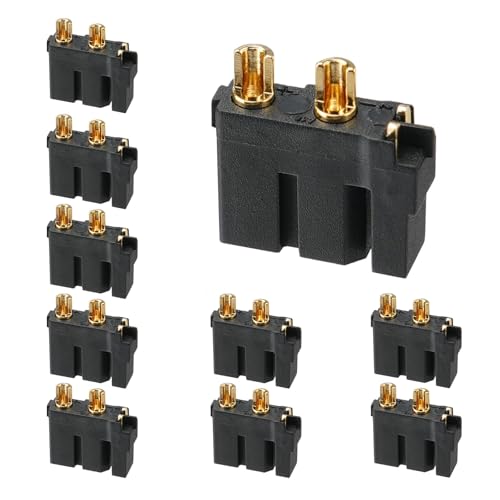 ELFCULB 10PCS Amass XT30U(2+2) Female Connectors for FPV Drones - color: 10pcs XT30U(2+2) Female