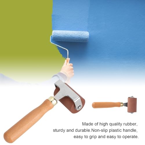 Anu Limen Soft Rubber Brayer High-Elasticity Roller for Printmaking, Scrapbooking & Art Crafts, Even Ink Application, Non-Slip Handle(5cm) - size: 5cm