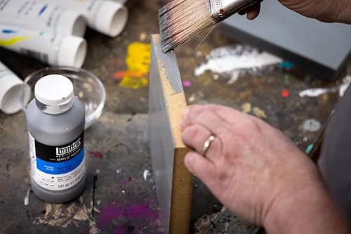 Liquitex Professional Gesso Surface Prep Medium, 237ml (8-oz), White - color: White, size: 8 Fl Oz (Pack of 1), style: 8-oz