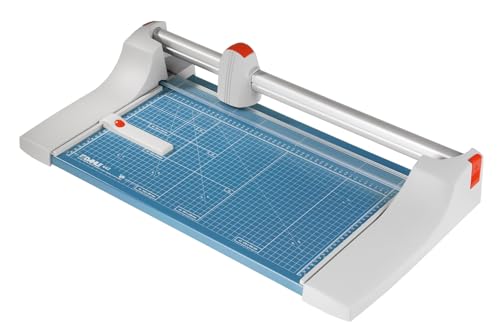 Dahle 442 Premium Rotary Trimmer, 20" Cut Length, 30 Sheet Capacity, Self-Sharpening, Automatic Clamp, German Engineered Paper Cutter - size: 20" Cut Length