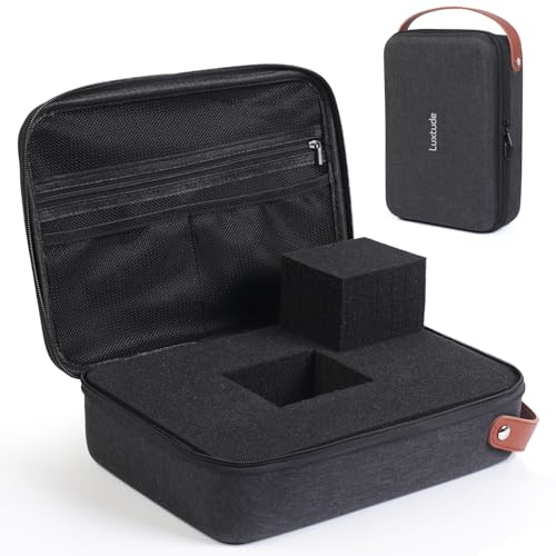 Luxtude Hard EVA Case with Foam, Hard EVA Shockproof Camera Organizer Case - color: Black, size: Large
