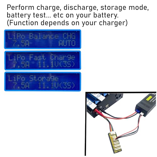 MaximalPower Charging Cables for Yuneec 7500mAh Q500 Battery | 3 Different Cables for Your Drone RC Quadcopter Battery Charging Needs (Charging Cables only)
