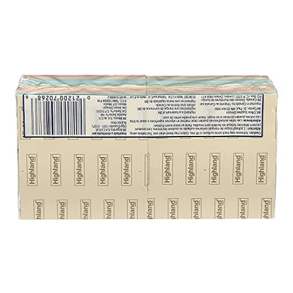 Highland 105833 Highland Notes 3-Inch x 3-Inch Assorted Colors 12 Pads (6549A)