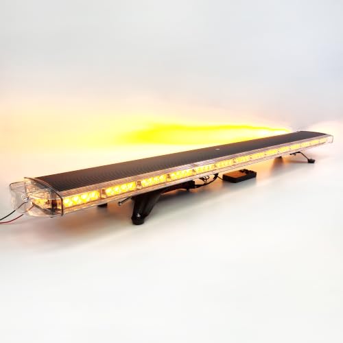 CFLMYYXGS 63" 120 LED 26 Strobe Amber Emergency Warning Beacon Light bar - color: 120 LED Amber
