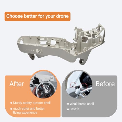 Replacement For Dji Flip Bottom Shell Repair Parts Drone Frame Accessories Flip Body Bottom Shell Attachment (Without Screws)
