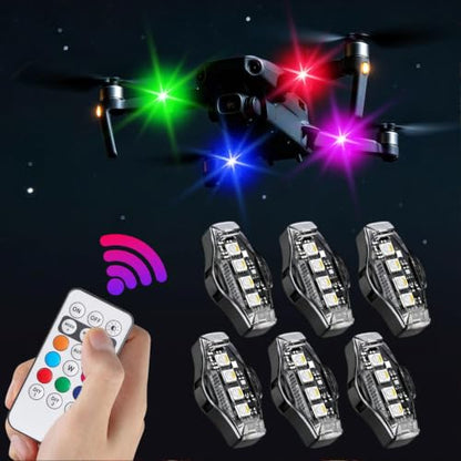 Flashing Lights Rechargeable LED Wireless Anti Collision Waterproof