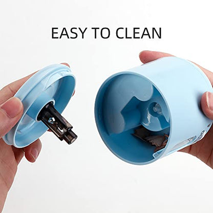 tenwin Pencil Sharpener Battery Powered, Portable, for 6-8mm Pencils - color: Blue