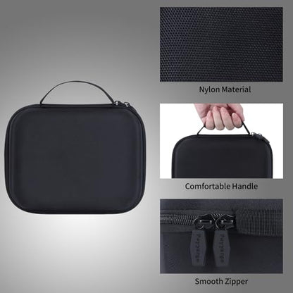 Storage Case Compatible with DJI Mini 4K Drone Accessories, with Propeller Protectors and Control Stick Cover (Black) - color: Black