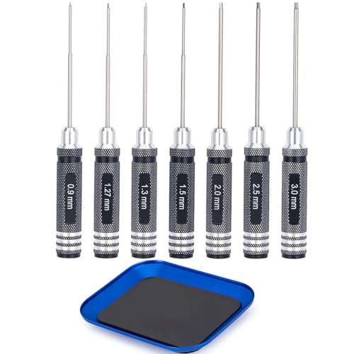 RC Hex Screwdriver Set 0.9mm - 3.0mm Allen Wrenches Repair Tools - color: 8pcs Kit
