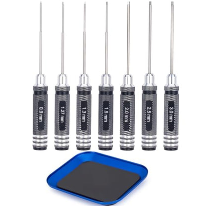 RC Hex Screwdriver Set 0.9mm - 3.0mm Allen Wrenches Repair Tools - color: 8pcs Kit
