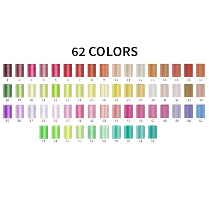Aestd-ST Polymer Clay 62 Colors, Oven Bake Modeling Clay for Kids & Artists - color: 62 Colors