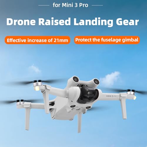 CAPART Landing Legs for DJI Mini 3 Pro Accessories, Quick Release Landing Gear Extended Feet Replacement