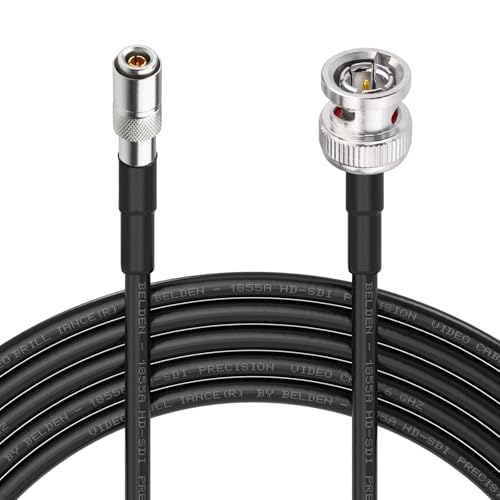 Superbat DIN to SDI BNC Cable 1ft Belden DIN 1.0/2.3 to BNC Male Cable - color: 1pcs, size: 1ft