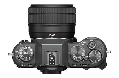 Fujifilm X-T50 Mirrorless Digital Camera XC15-45mmF3.5-5.6 OIS PZ Lens Kit - Charcoal Silver Bundle with Additional Accessories