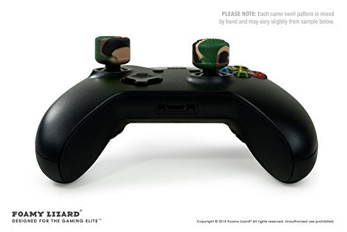 Foamy Lizard AceShot Raised Thumb Grips for Xbox One & Steamdeck, Camo - color: Camo
