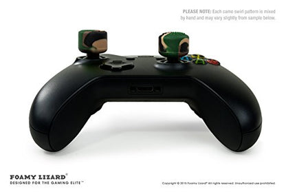 Foamy Lizard AceShot Raised Thumb Grips for Xbox One & Steamdeck, Camo - color: Camo