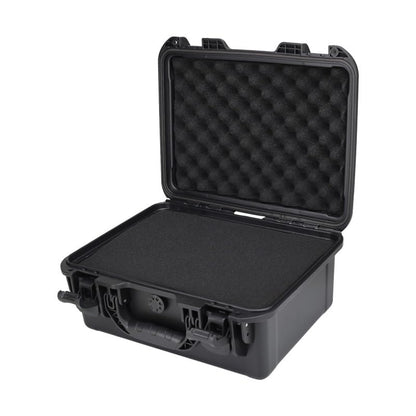 17in Waterproof Hard Shell Case with DIY Customizable Foam Insert (14.6 x 10.2 x 6.7in Interior) - color: Black-17in
