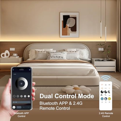 COB LED Strip Light 4000K, 24ft Dimmable Natural White LED Strip Light, CRI92+, DC24V Tape Light with RF Remote, Timer Function, Bluetooth App Control for Home Bedroom Kitchen DIY Lighting. - color: 4000K, size: 24FT