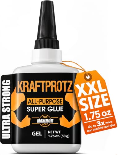 Super Glue All-Purpose Gel 1.75 oz - Instant Adhesive Universal Repair - style: GEL 1.76 Fl.Oz.