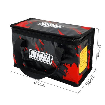 INJORA LiPo Battery Safe Bag Storage Pouch (260x130x150mm)