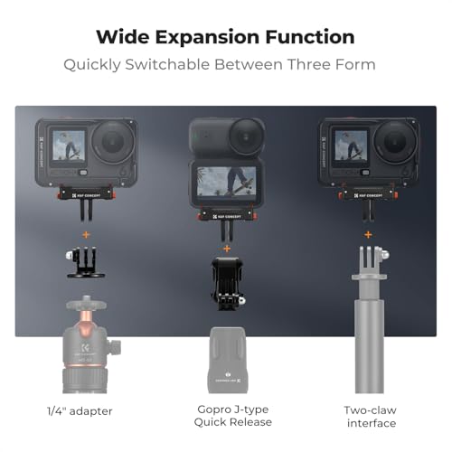 K&F CONCEPT 2 Pack Magnetic Adapter Mount for DJI Osmo Nano/Osmo Action 6 - size: 2Pack