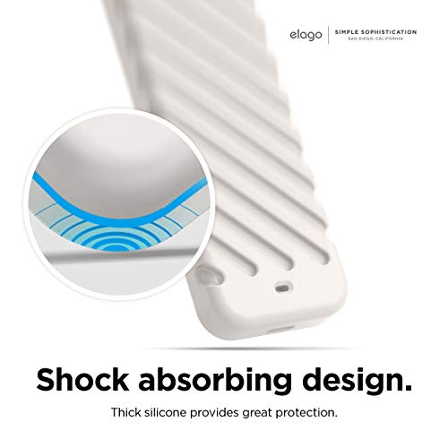 elago R3 Protective Case for Apple TV 4K Siri Remote 1st Generation - color: White